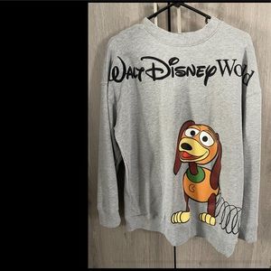 Slinky dog disneyworld adult sweatshirt, Large, NWOT